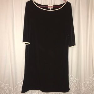 LIKE NEW! Leota New York Black Shift Dress Large
